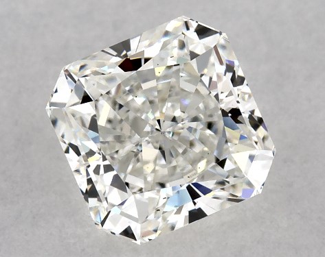 GIA 1.05 Carat H-VS2 Ideal Cut Square Radiant Diamond